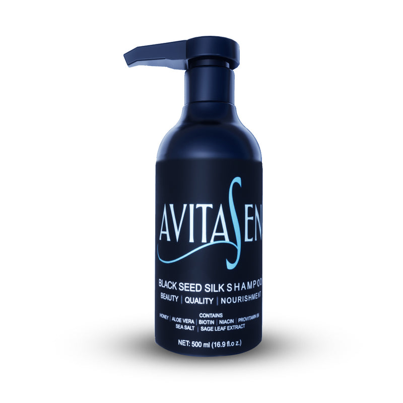 AvitaSen Black Seed Silk Shampoo 16.9 oz