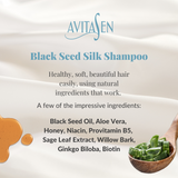 AvitaSen Black Seed Silk Shampoo 16.9 oz